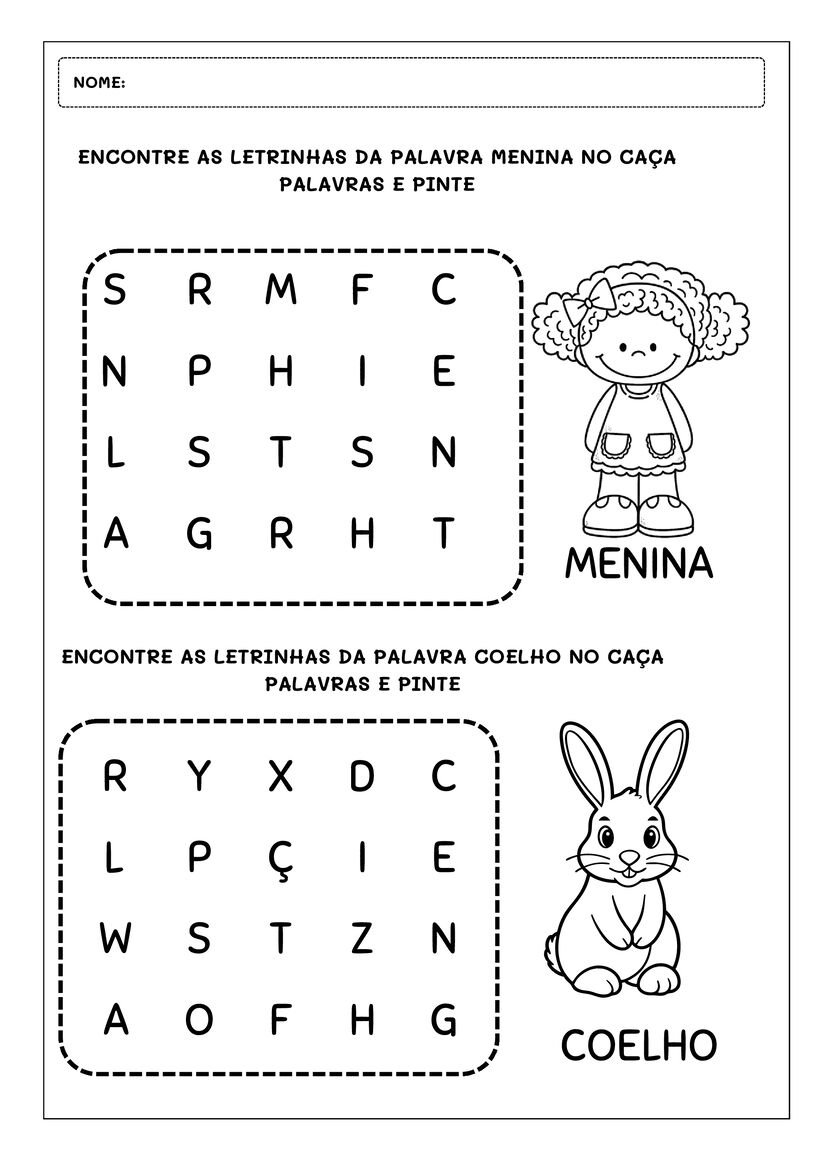 atividades menina bonita do laço de fita educação infantil tarefa escolar página 13